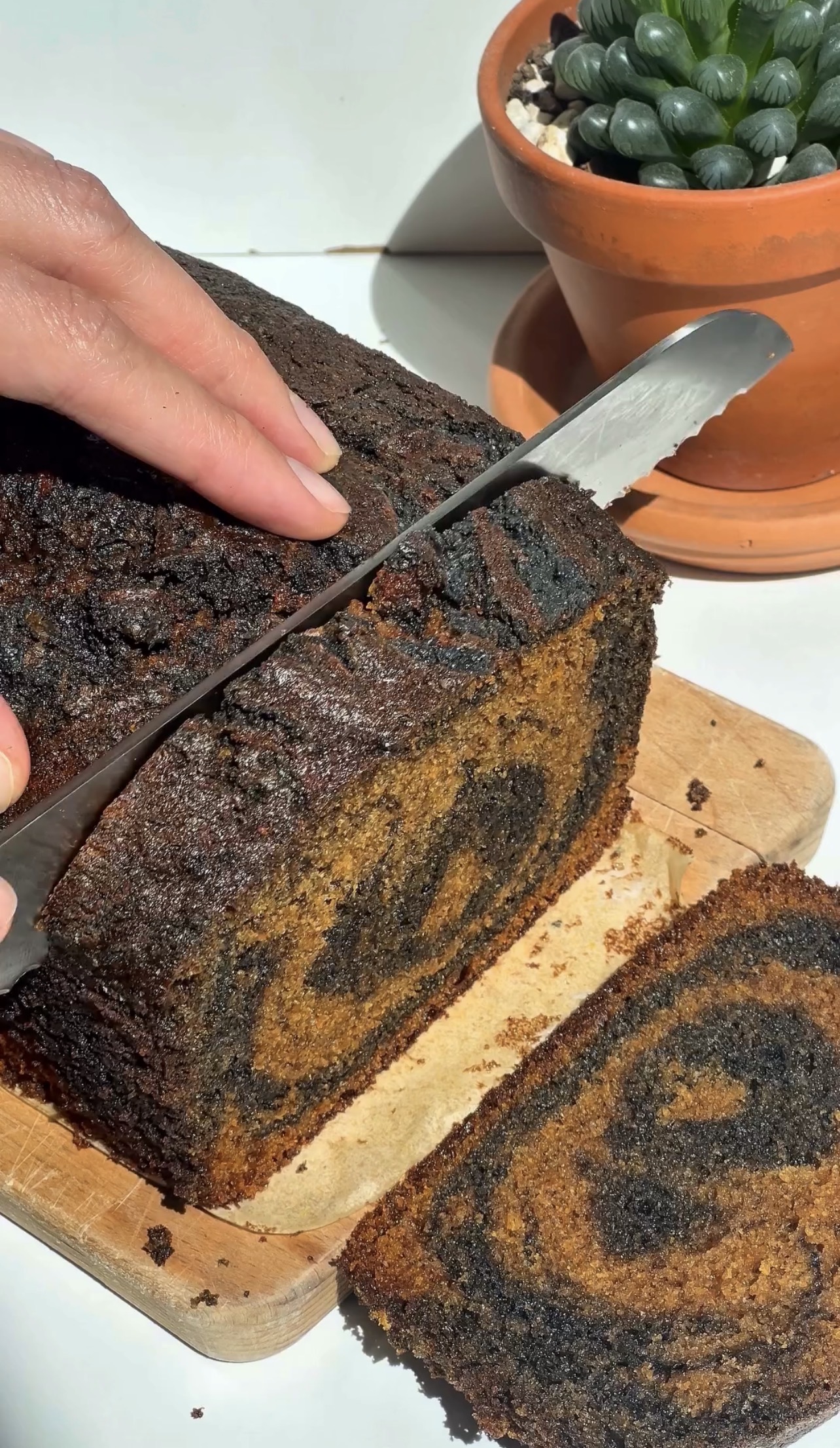 Black Sesame Pumpkin Loaf