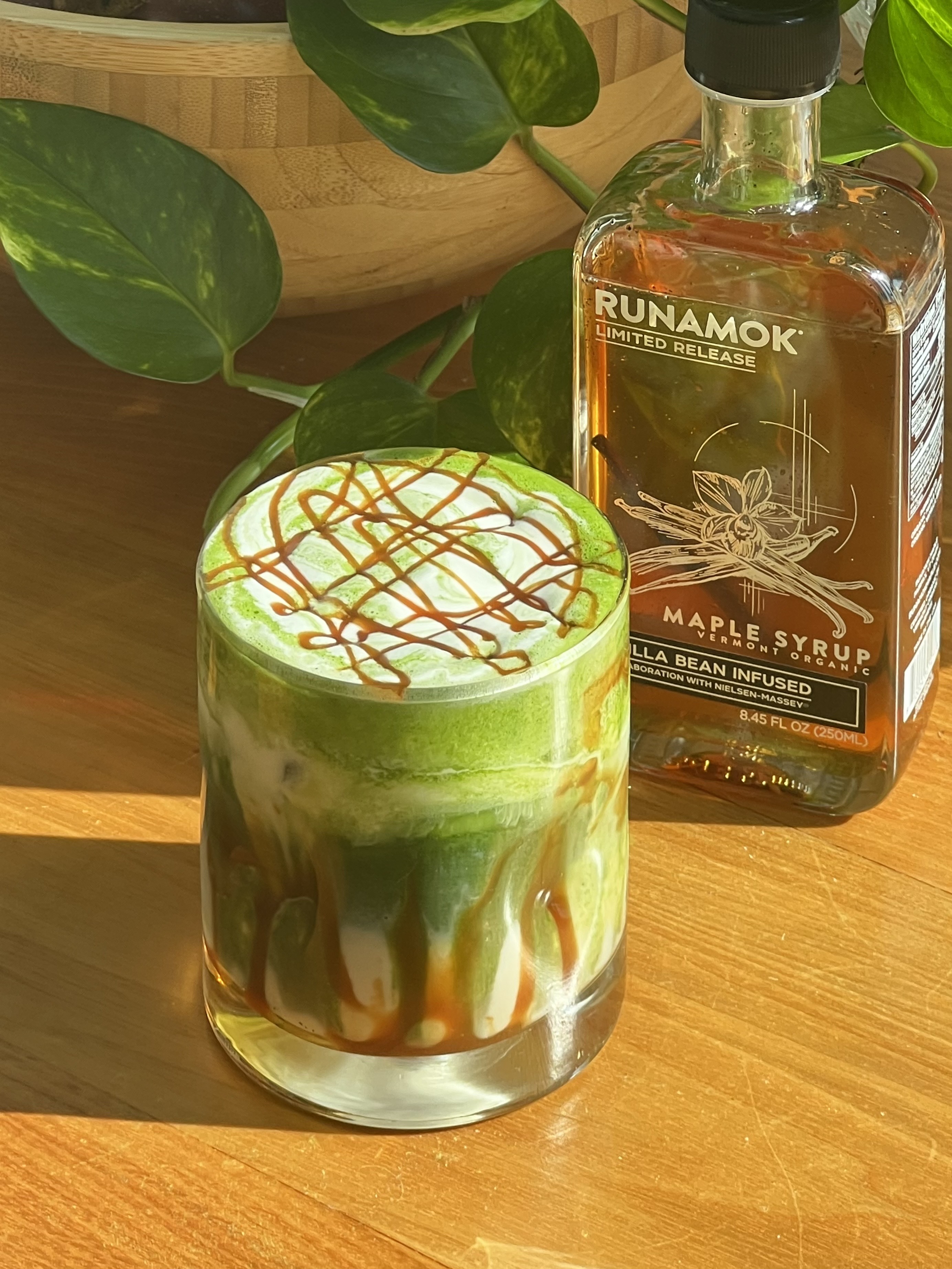 Caramel Matcha Latte