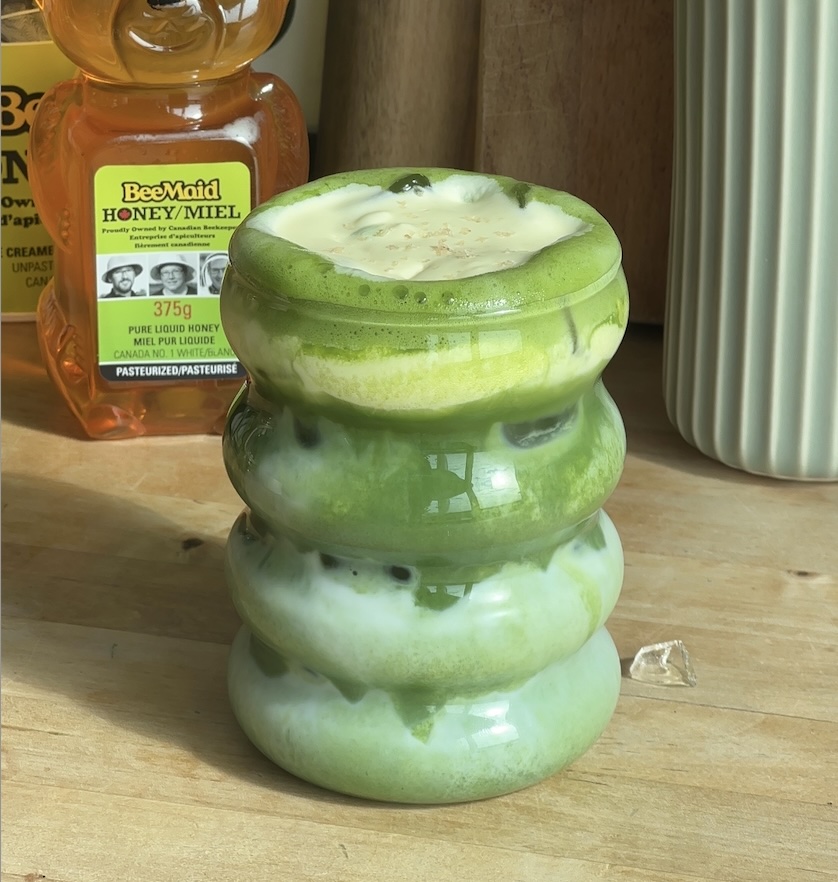 Honey Butter Matcha Latte