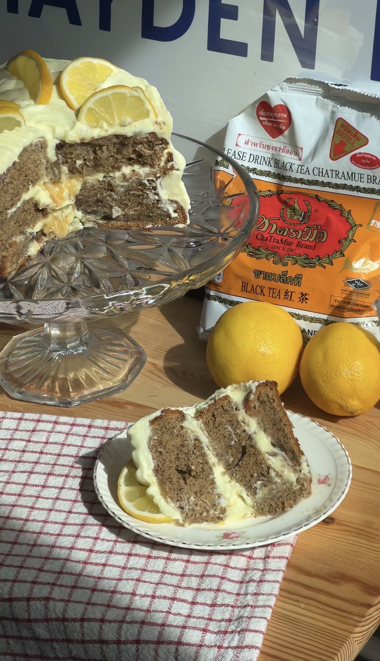 Lemon Iced Tea Cake