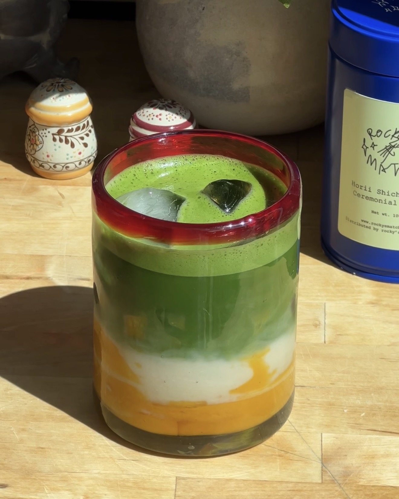 Mango Matcha Latte