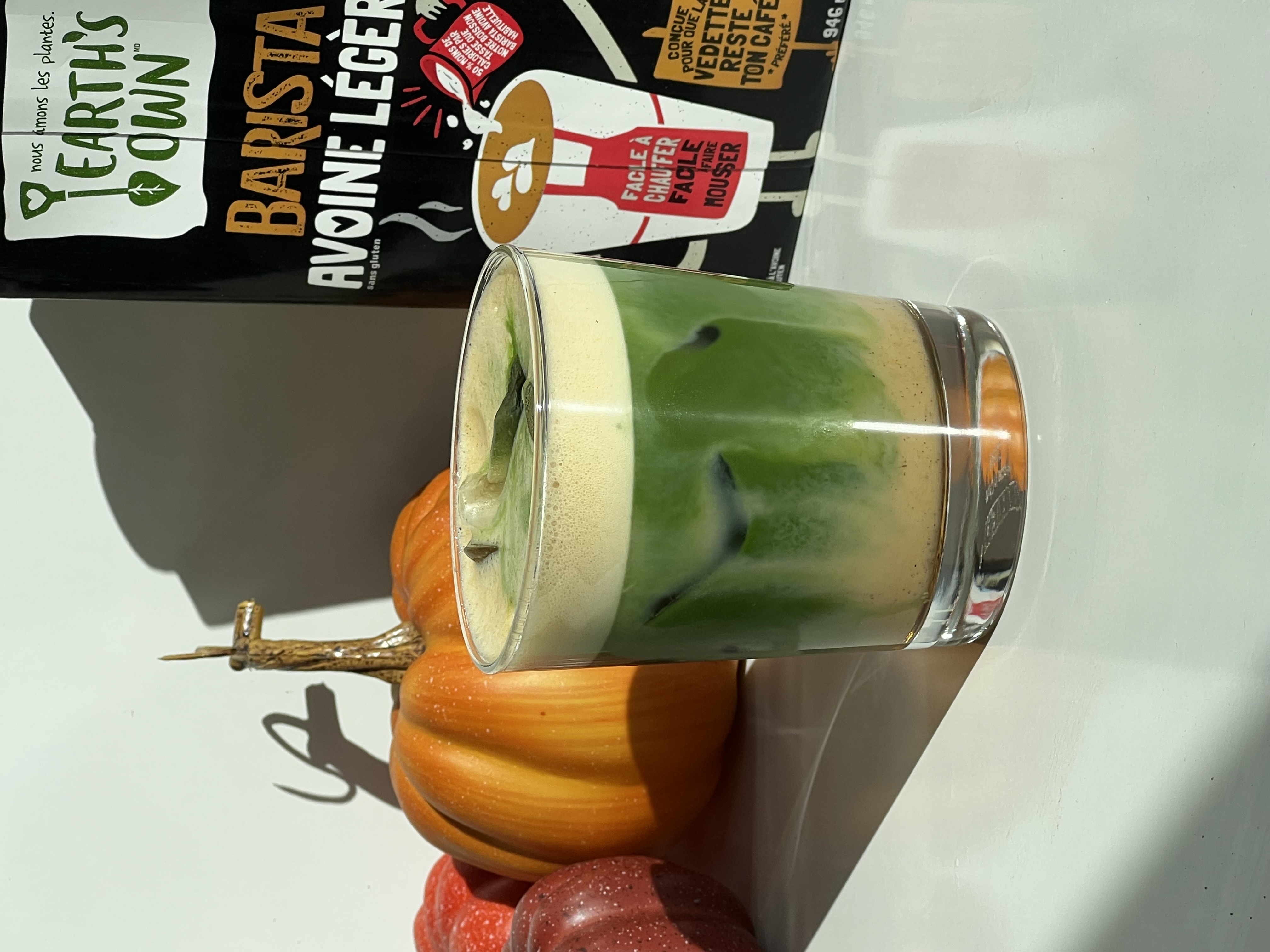 Maple Pumpkin Matcha Latte