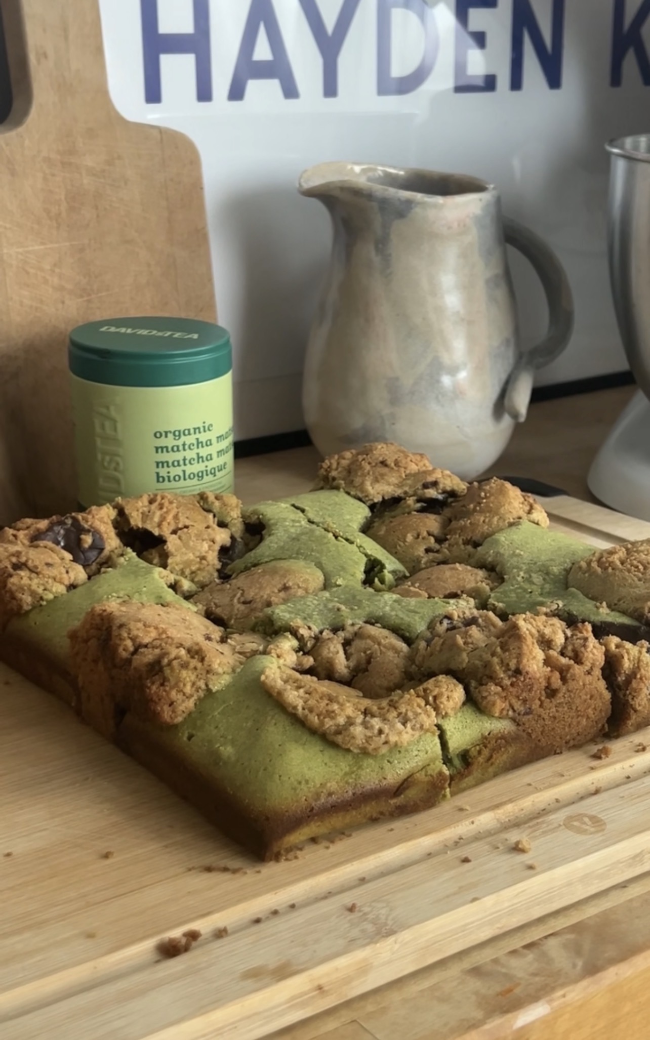 Matcha Brown Butter Brookie