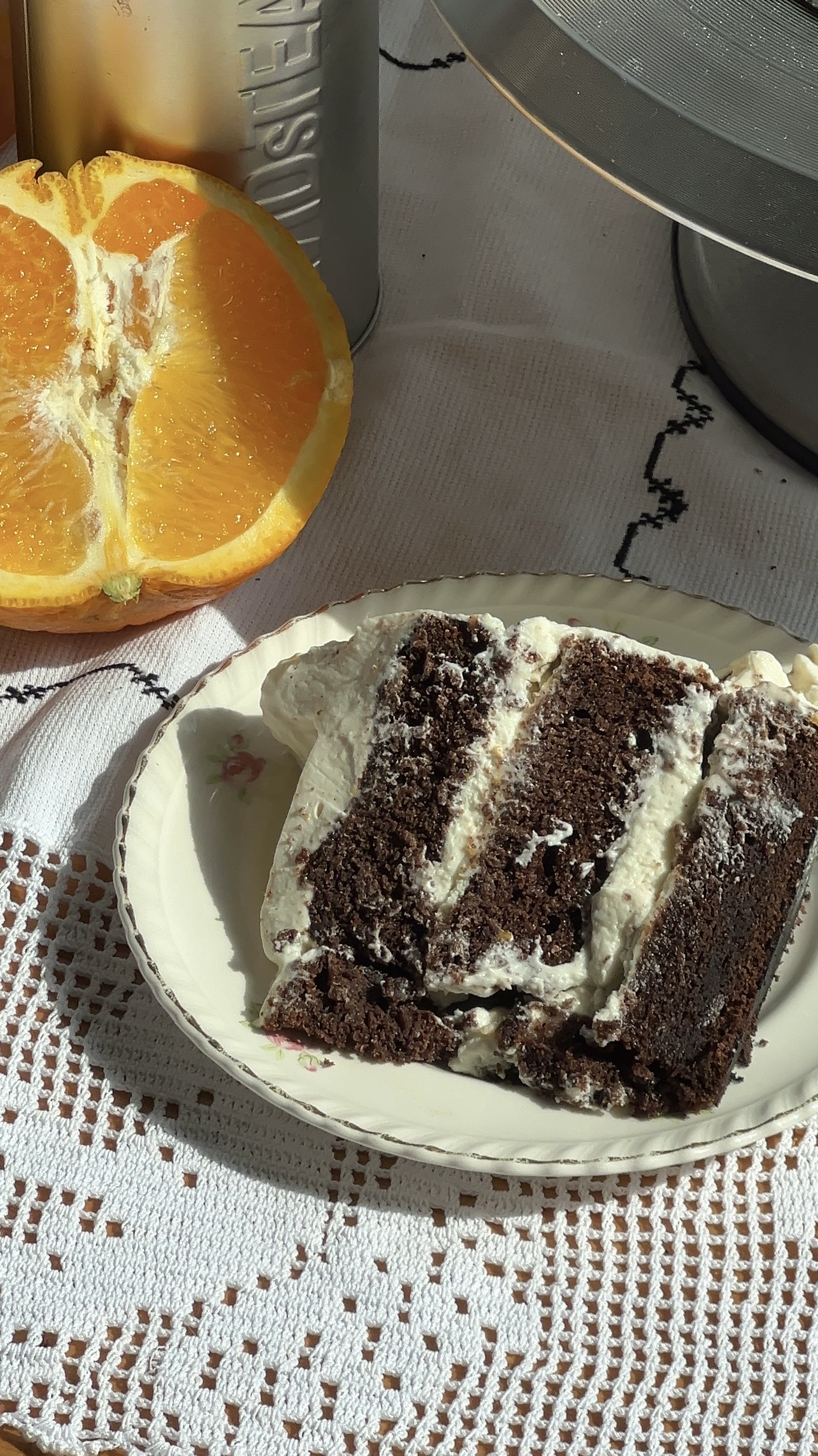 Orange Earl Grey Chocolate Cake