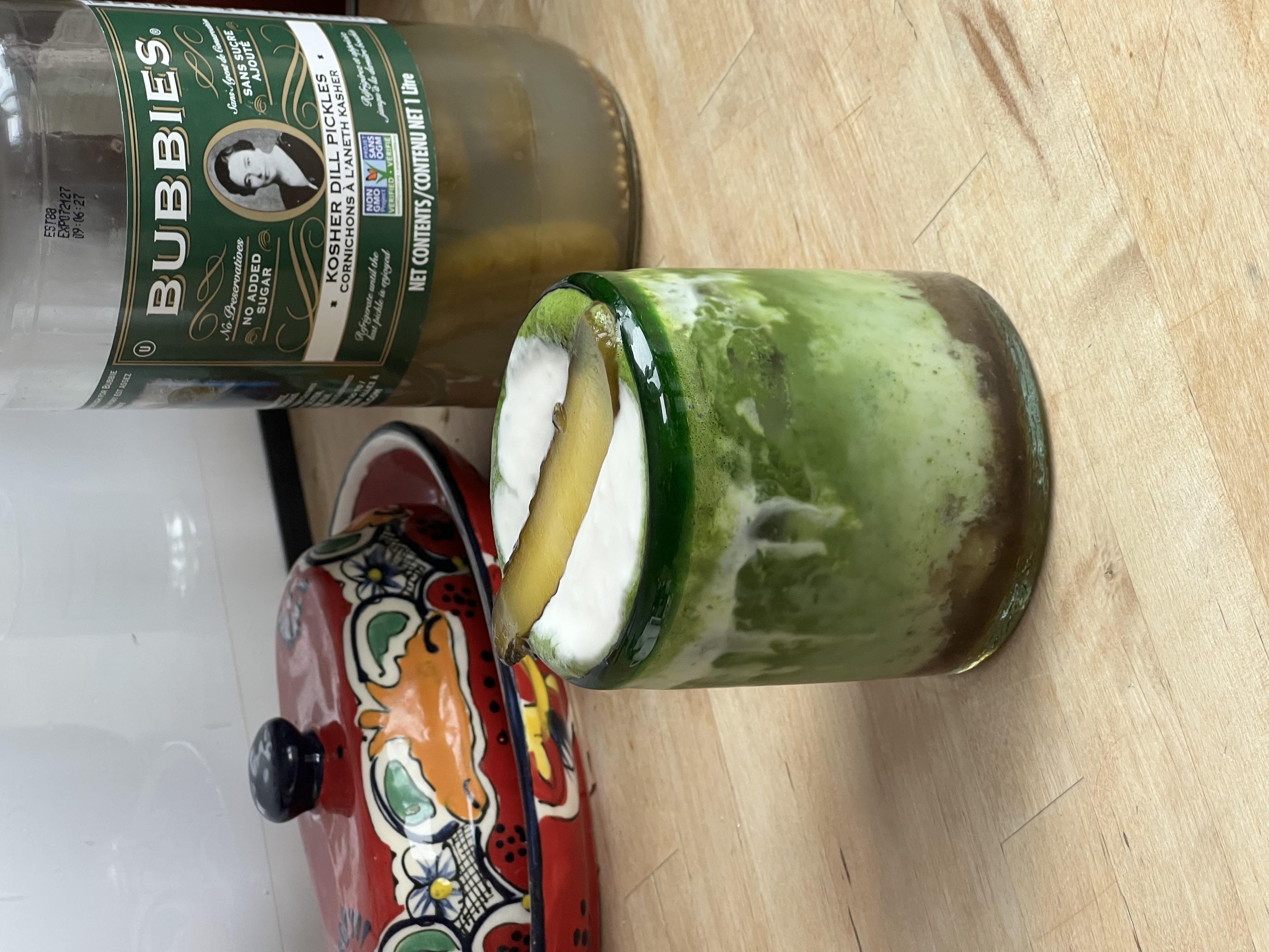 Pickle Matcha Latte