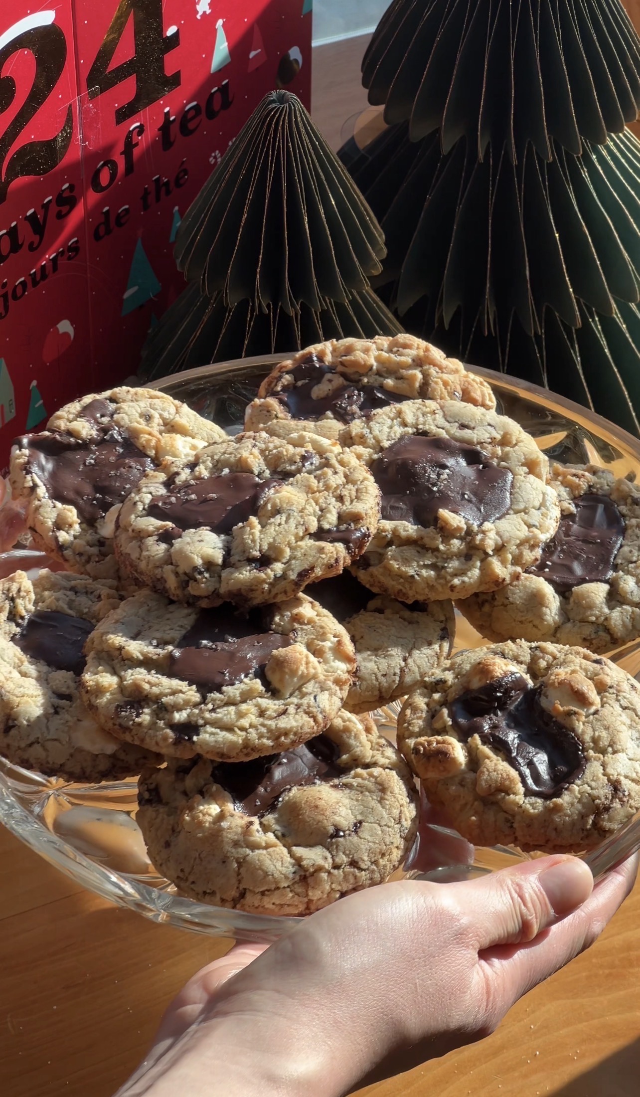 Vanilla Cappuccino Choc Chip Cookies